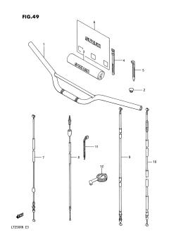 049 - HANDLEBAR - CONTROL CABLE