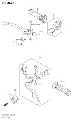 467B - HANDLE LEVER (K7)