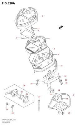 330A - SPEEDOMETER (SV650:(K3,K4))