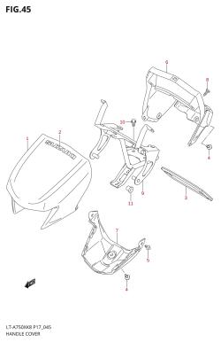 045 - HANDLE COVER (LT-A750XK8 P17,P24)