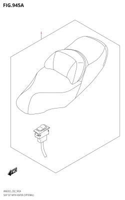 945A - SEAT SET WITH HEATER (OPTIONAL) (AN650:L5:E19)