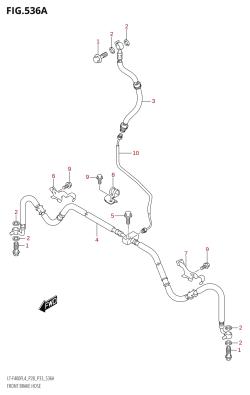 536A - FRONT BRAKE HOSE