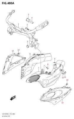 480A - AIR INTAKE PIPE