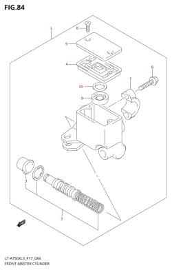 084 - FRONT MASTER CYLINDER