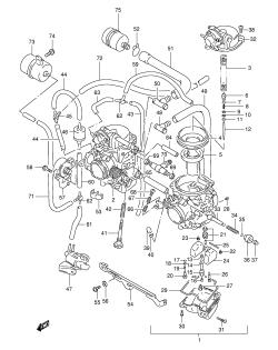 12A - CARBURETOR (MODEL W /​ X /​ Y E04)