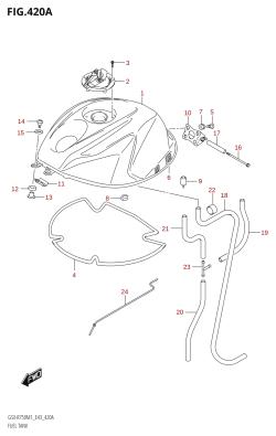 420A - FUEL TANK (GSX-R750Z)