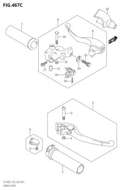 467C - HANDLE LEVER (VL1500B:L7:E33)