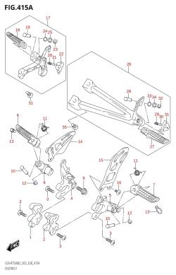 415A - FOOTREST