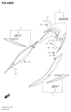 445D - FRAME COVER (SV650A:L9:E19)