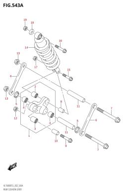 543A - REAR CUSHION LEVER