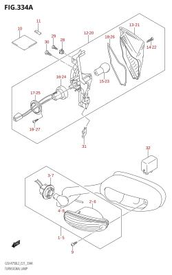 334A - TURNSIGNAL LAMP