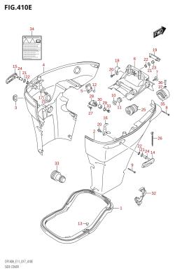 410E - SIDE COVER (DF115AZ:E40)