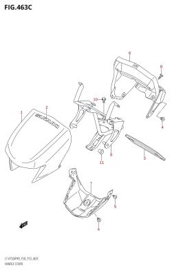 463C - HANDLE COVER (LT-A750XPZ:K9)