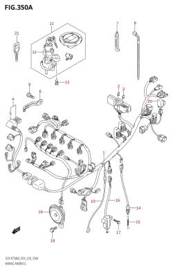350A - WIRING HARNESS (GSX-R750)