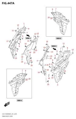 447A - FRAME BODY COVER