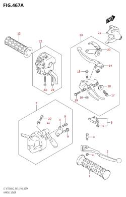 467A - HANDLE LEVER