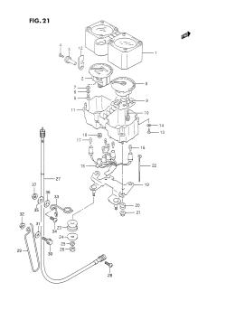 021 - SPEEDOMETER (DR350SL /​ SM /​ SN /​ SP /​ SR)