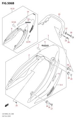 506B - SEAT TAIL COVER (K7)