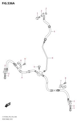 536A - FRONT BRAKE HOSE