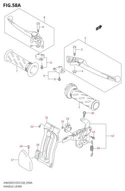 58A - HANDLE LEVER (MODEL K5)