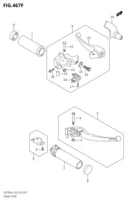 467F - HANDLE LEVER (VZR1800Z:L4:E33)