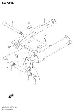541A - REAR SWINGINGARM