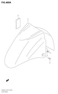 460A - FRONT FENDER