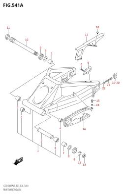 541A - REAR SWINGINGARM (GSX1300RA:L7:E03)