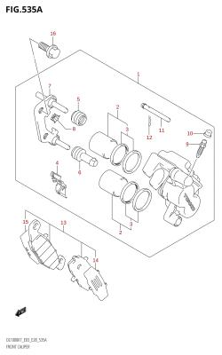 535A - FRONT CALIPER