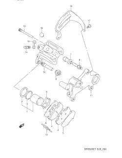 050 - REAR CALIPER (MODEL L /​ M)