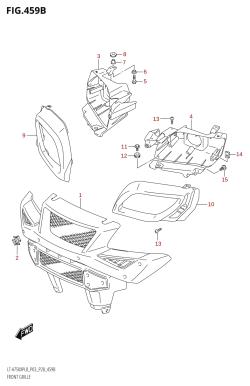 459B - FRONT GRILLE (LT-A750XP:L8:P28)