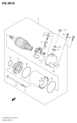 301A - STARTING MOTOR (K8,K9)