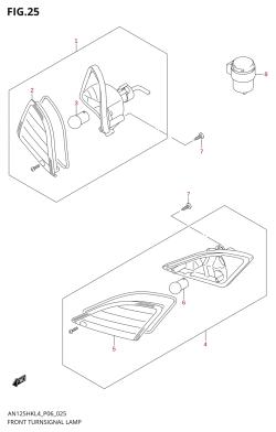025 - FRONT TURNSIGNAL LAMP