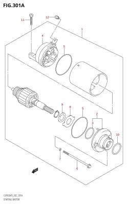 301A - STARTING MOTOR