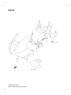 047 - BODY CWL INSTALLATION PARTS  (WITH COWLING)