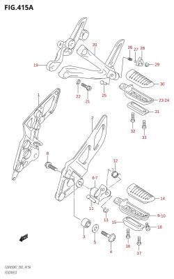 415A - FOOTREST