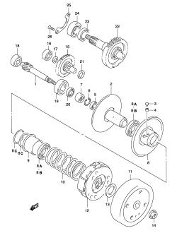 13B - TRANSMISSION (2) (MODEL AY50 K1 /​ K2)