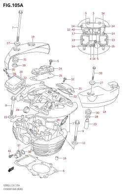 105A - CYLINDER HEAD (REAR)
