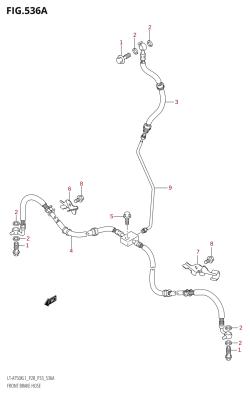 536A - FRONT BRAKE HOSE