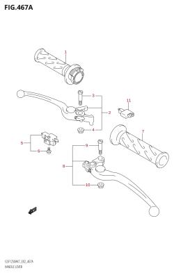 467A - HANDLE LEVER