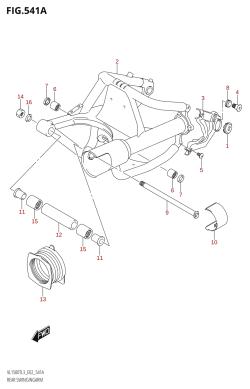 541A - REAR SWINGINGARM