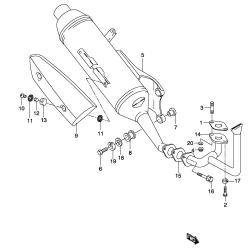 07C - MUFFLER (MODEL K3 /​ K4)