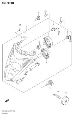 333B - HEADLAMP (W_FR_SIDE_REFLECTOR)