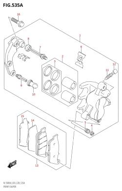 535A - FRONT CALIPER (VL1500B:L8:E03)