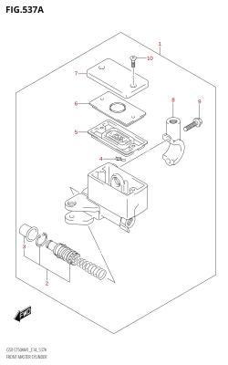 537A - FRONT MASTER CYLINDER