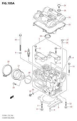 105A - CYLINDER HEAD (REAR)