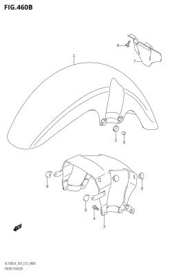 460B - FRONT FENDER (VL1500:L4:E33)