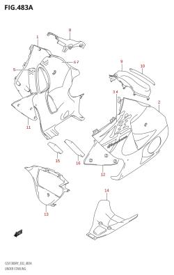 483A - UNDER COWLING (X)