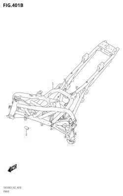 401B - FRAME (SV650A:L9:E19)