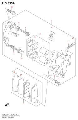 535A - FRONT CALIPER